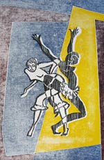 Two Jazz Dancers | 1997 | 70 cm x 50 cm | 4-farbig
